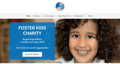 Desktop Screenshot of fosterkidscharity.org