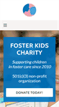 Mobile Screenshot of fosterkidscharity.org